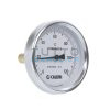 Termometro con Pozzetto Attacco Posteriore | Diam.80 | 0-120° | M.1/2" x Lungh. mm.45