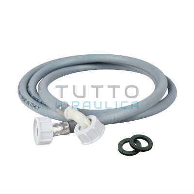 Tubo Carico Lavatrice Attacco | FF 3/4" | Cm.300 | Curvo