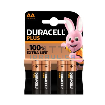 Batterie Pile Alcaline DURACELL Pz.4 | Stilo AA