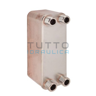 Scambiatore di Calore | Pacetti | 30 Piastre Saldobrasato | 4x1" M