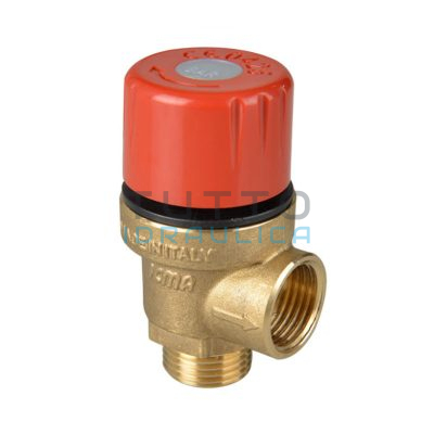 Valvola di Sicurezza | Attacco Maschio 1/2" | 10 Bar