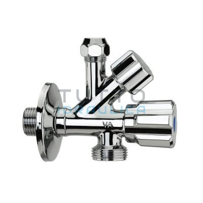 Rubinetto Combinato Sottolavabo con Attacco Lavatrice | 1/2" x 3/4"