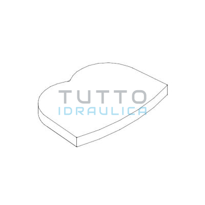 Ceramica Superiore Thermorossi per Ecotherm 3000 | Salmone | 60006487