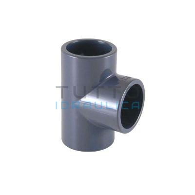 Tee in PVC-U | PN16 | Incollaggio | Ø 40