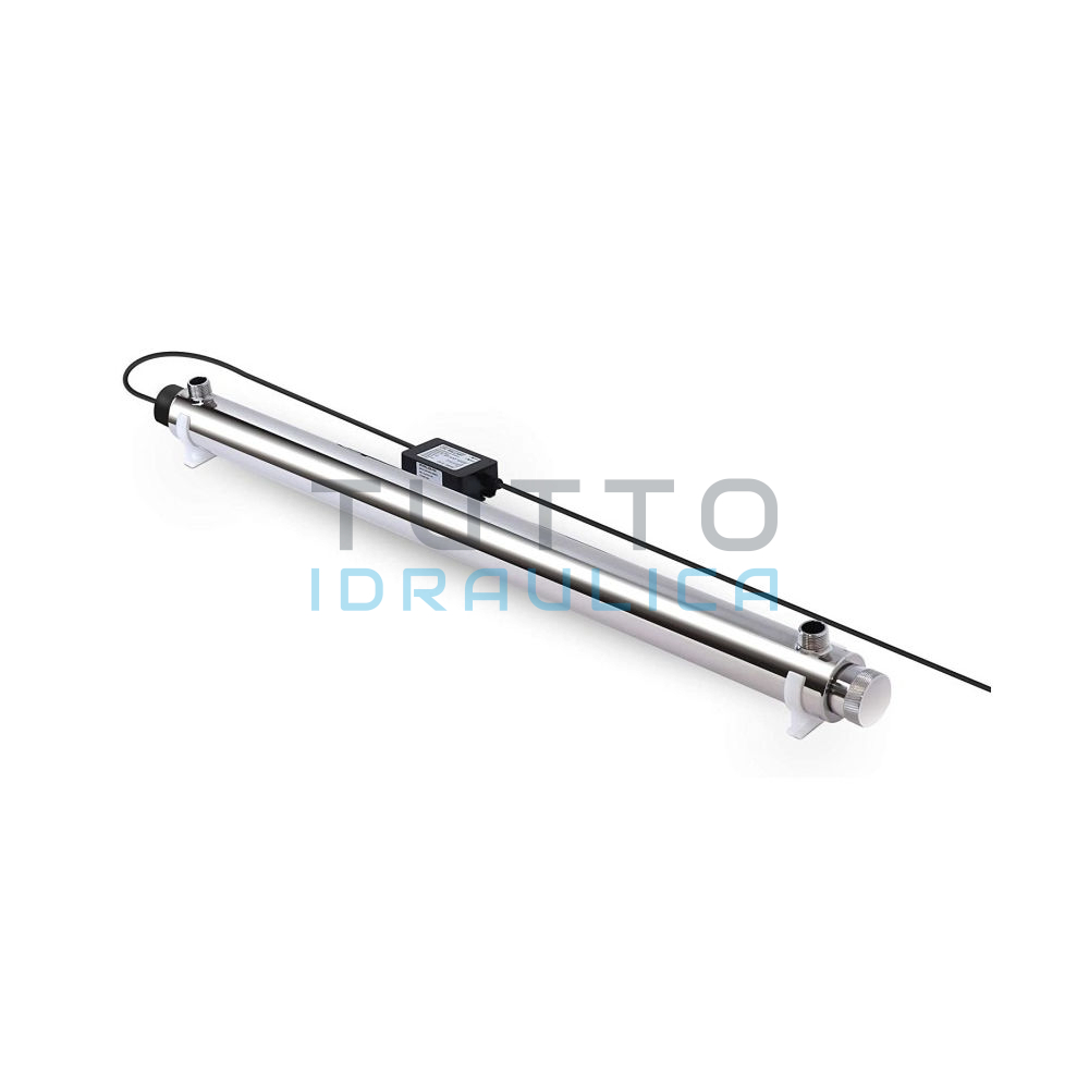Debatterizzatore UltraRays UV-C Attacchi 3/4" M 38 Lt./min 55 W