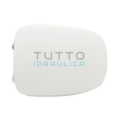 Sedile WC per Vaso in Ceramica | Forma 3 | Cerniere Tipo C | Lungh. 46,5 cm | Largh. 35,5 cm