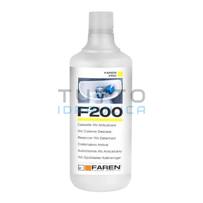 F200 | Disincrostante Anticalcare per Pulizia Cassette WC