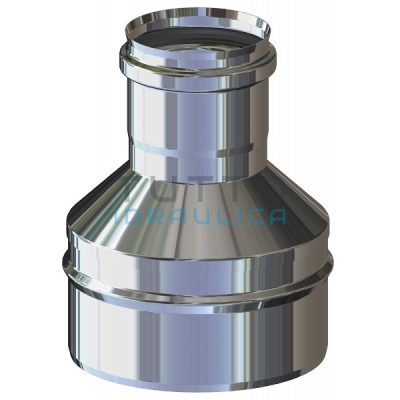 Riduzione Acciaio Inox 304 Mono Parete Diam. M.130 x F.120
