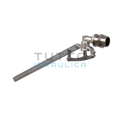 Galleggiante in Ottone a 5 Coppiglie Diam. 1/2" | Senza Sfera | Asta Piatta