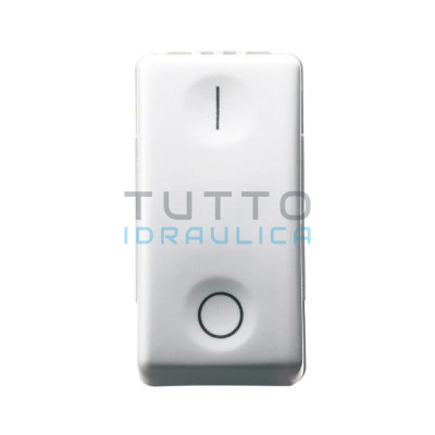 GW20503 | Interruttore Bipolare GEWISS | System | 16Ax250V. | Bianco