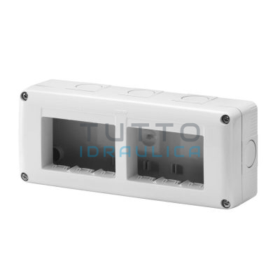 GW27005 | Contenitore a Parete GEWISS | System | IP40 | Grigio | 6 Posti (3x2)
