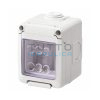 GW27042 | Contenitore a Parete GEWISS | System | IP55 | Grigio | 2 Posti