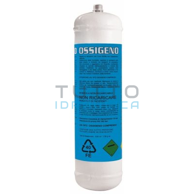 Bombola Ossigeno per Cannelli 950 ml | Attacco M12x1