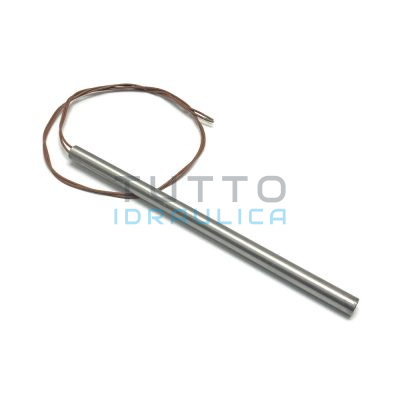 Resistenza Candeletta Stufe a Pellet | LISCIA | Ø 10 | W.300 | Lunghezza Tot. 155mm