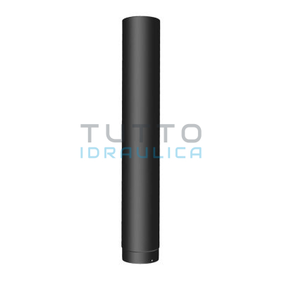 Tubo Nero per Stufe a Legna | Acciaio al Carbonio | mm.2 | cm.100 | Diam.150