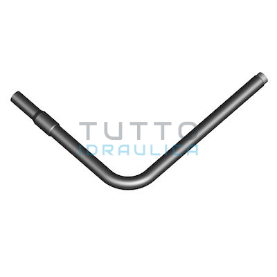Giunto di Transizione Rivestito Curvo a Saldare per Gas e Acqua Maschio Diam. 50 x 1"1/2