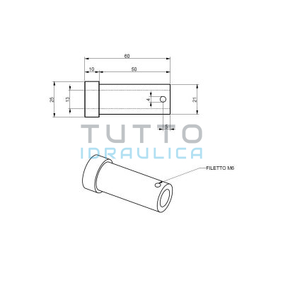 Boccola per Candeletta | MDB - Fuego | per Stufe PluriFire | Antes | Cm.6