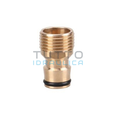 Raccordo Rapido Presa Rubinetto in Ottone Maschio Diam. 1/2"