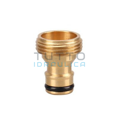 Raccordo Rapido Presa Rubinetto in Ottone Maschio Diam. 3/4"