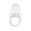 Sedile WC per Vaso in Ceramica | Forma 4 | Cerniere Tipo C | Lungh. 42,5-45 cm | Largh. 36 cm - immagine 4