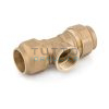 Tee in Ottone Femmina per Tubo in Polietilene | Diam. 40 x 1"1/4