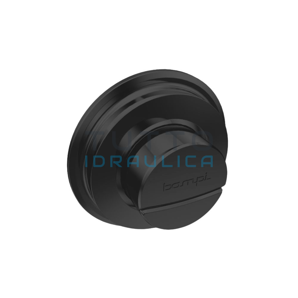 Bampi PUSH DUAL - Pulsante Pneumatico Doppio Scarico per PULSAR | CPUDUALNE | NERO