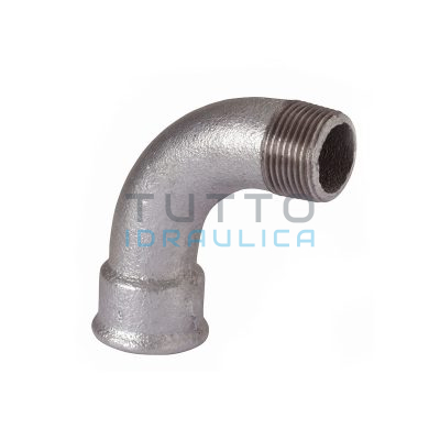Curva Zincata Larga 90° MF 1"1/4