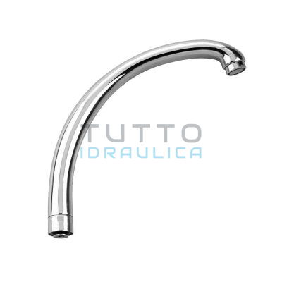 Canna per Rubinetto Lavello | Cromata | UNIVERSALE | Attacco F.3/4"x Ø18