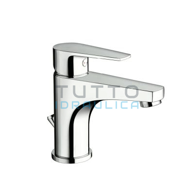 Miscelatore FEV | Serie Line | Lavabo con Piletta di Scarico | Cromo | LN0602/0CR