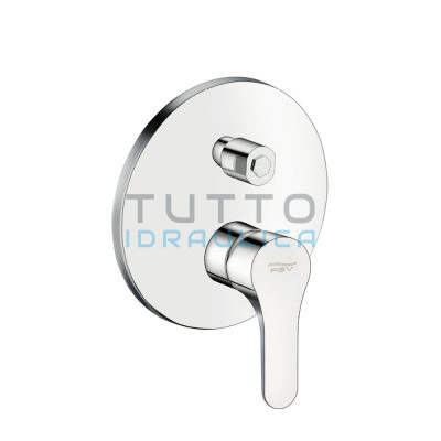 Miscelatore FEV | Serie Fly | Doccia Incasso con Deviatore | Circle | Cromo | FY1109/6NCR