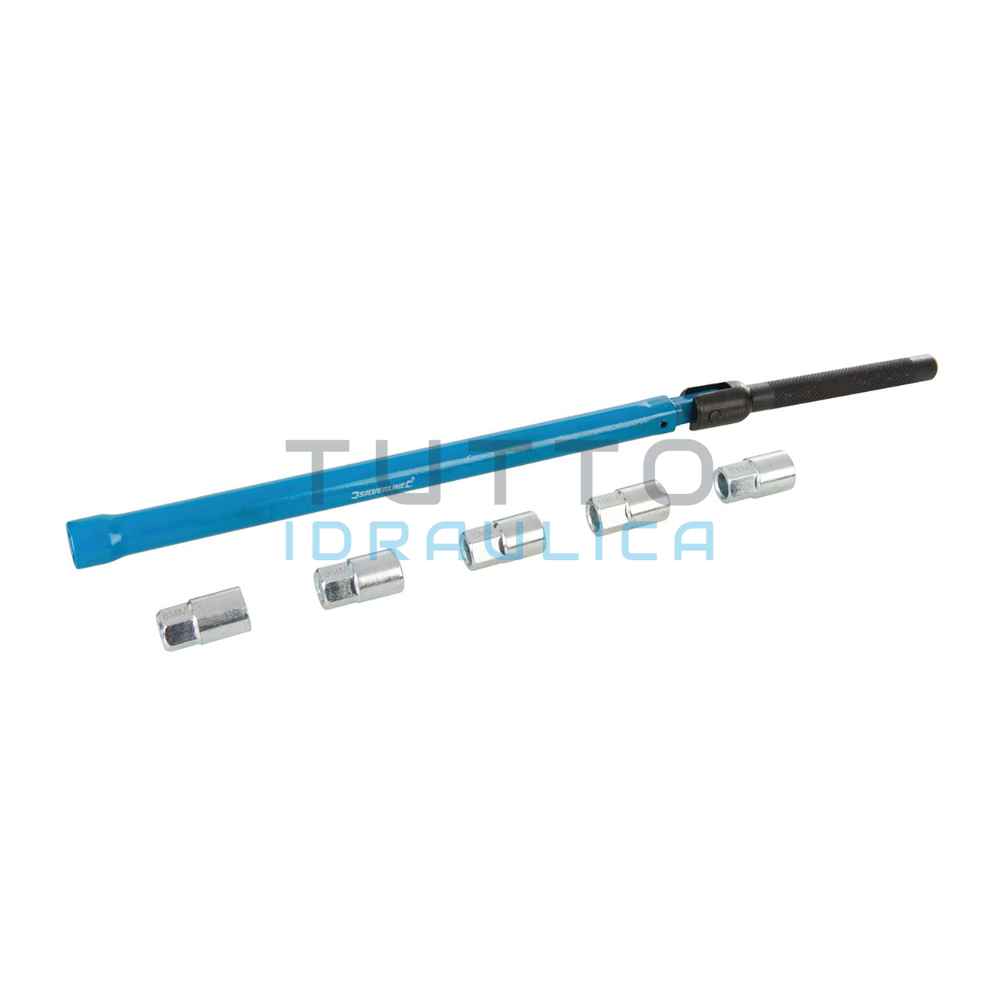 Chiave per montaggio Rubinetti + 5 Inserti - immagine 2
