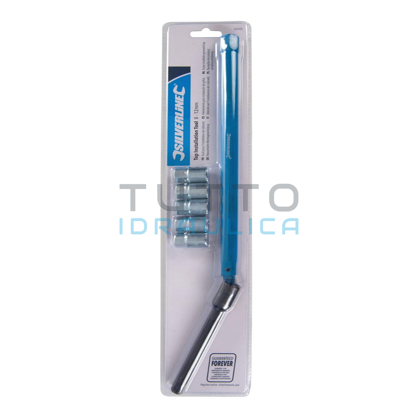 Chiave per montaggio Rubinetti + 5 Inserti - immagine 3