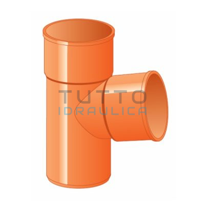 Braga Arancio PVC 87° MF Diam. 50