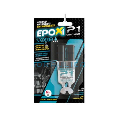 Adesivo Epossidico Bicomponente EXPOXI 21 Liquid in Siringhe 6 ml