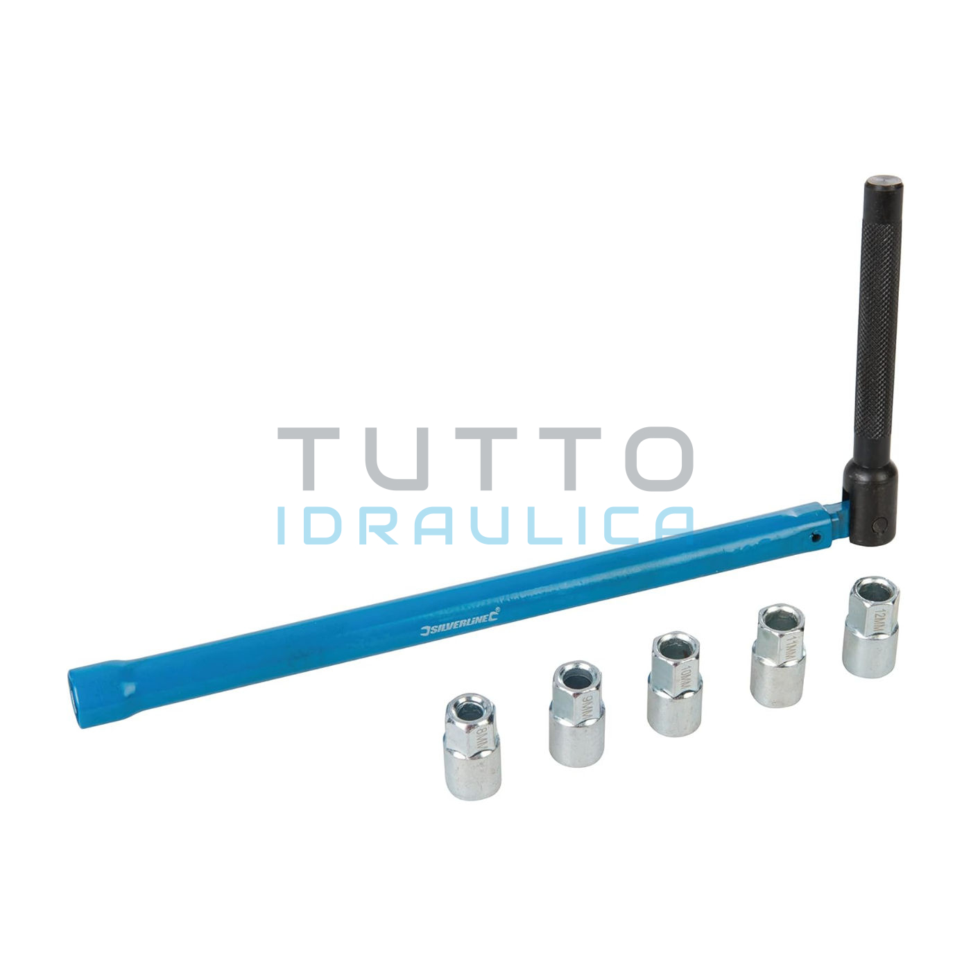 Chiave per montaggio Rubinetti + 5 Inserti