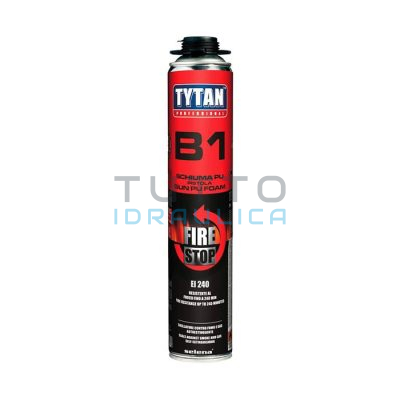 Schiuma Poliuretanica FIRE STOP | per uso Pistola | TYTAN | ml.750