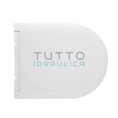 Sedile WC per Vaso in Ceramica | Forma 7 | Cerniere Tipo A e C Soft | Lungh. 39-43,5 cm | Largh. 35,5 cm