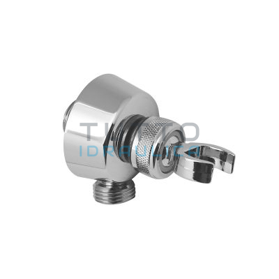 Supporto Doccia a Muro Duplex Ottone con Presa Acqua M.1/2"