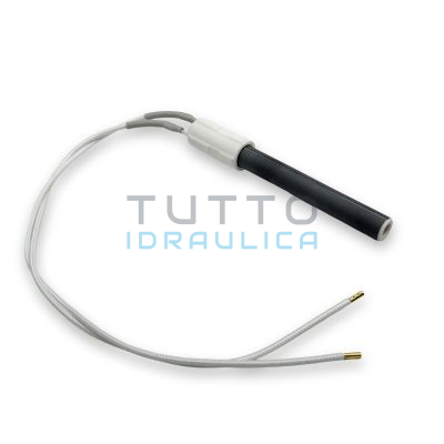 Resistenza Candeletta Stufe a Pellet | Ceramica Ermetica Flangiata| Ø 11,5 | L.94 mm | W.280 | Lungh.Tot.118mm