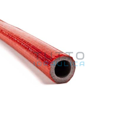 Tubo Isolante Rigido | mt.2 | Sp. 9mm | Diam. 22 | ROSSO