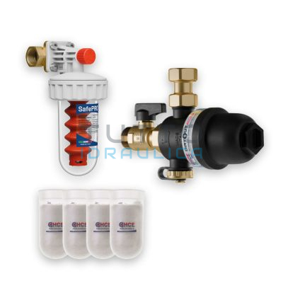 Kit Salvacaldaia HCE con Defangatore Magnetic DirtOUT™ Compact + Dosatore SafePro | DF0030KIT