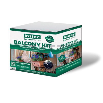 Kit completo per l'irrigazione a goccia di vasi | BALCONY KIT | Fino a 20 Vasi
