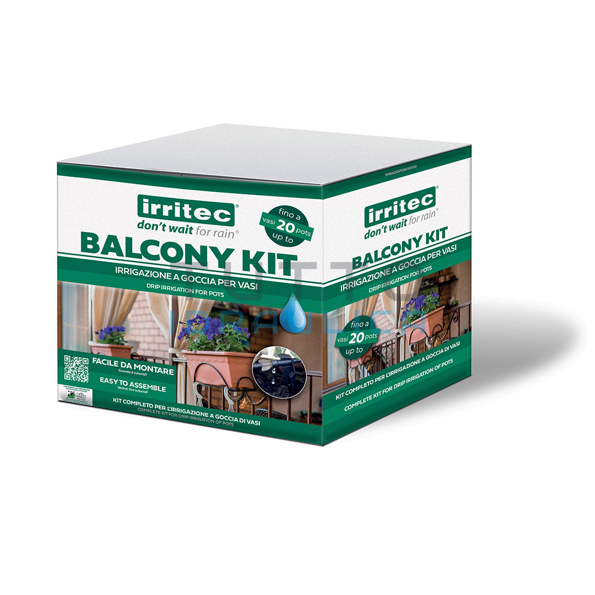 Kit completo per l'irrigazione a goccia di vasi | BALCONY KIT | Fino a 20 Vasi