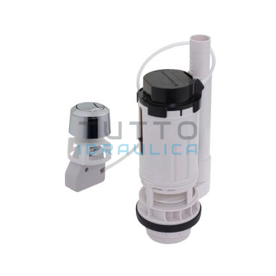 Batteria di Scarico per Cassetta Monoblocco in Ceramica | Fluidmaster | Doppio Scarico | 550B-005